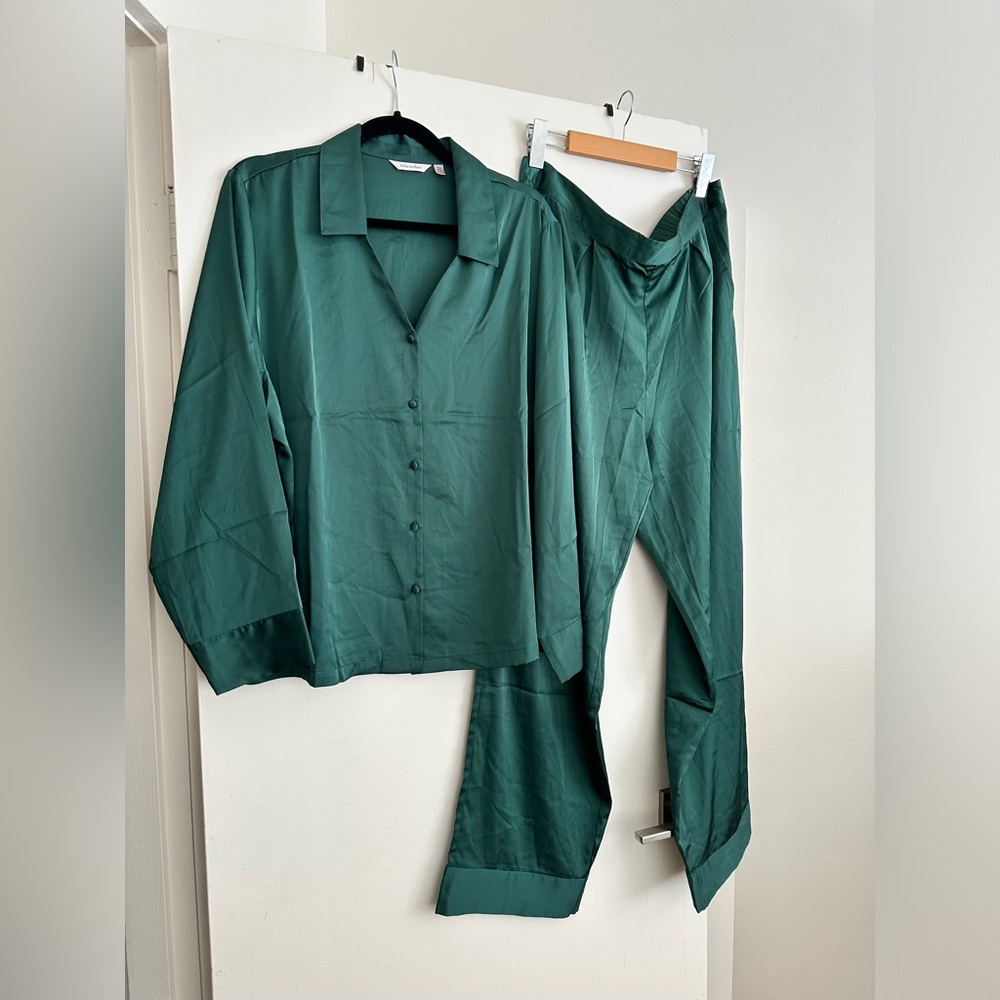 La Vie En Rose Green pajamas - Picture 8 of 14